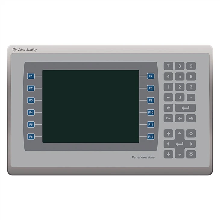 6.5 kosketuksissa näppäimistöllä HMI Allen Bradley Panelview Plus 7 näyttö 2711P-B7C22D9P
