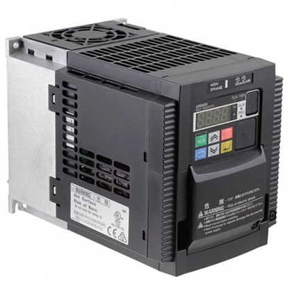 Omron Invertteri 3G3RX2-B413K,V/f, anturiton vektori, lähipiirin vektori